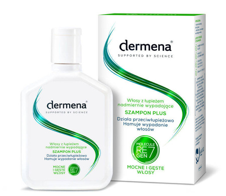 Dermena Plus, szampon przeciwłupieżowy, 200 ml 