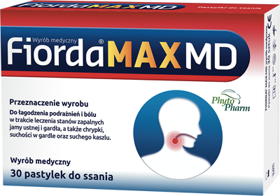 Fiorda Max MD, pastylki do ssania, 30 sztuk
