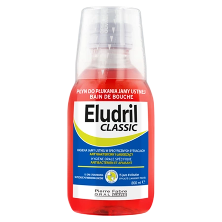 ELUDRIL CLASSIC PŁYN DO PŁUKANIA JAMY USTNEJ 200ML 