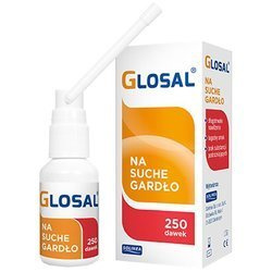 GLOSAL AEROZOL NA SUCHE GARDŁO 25 ML (250DAWEK)