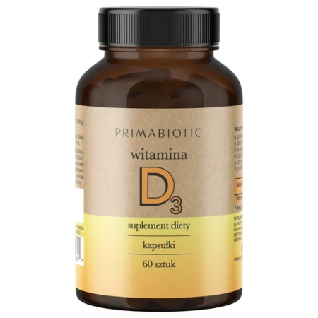 Primabiotic Witamina D3 2000 IU 60 kapsułek