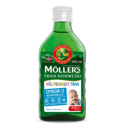 Moller's Mój Pierwszy Tran norweski, płyn 250 ml 