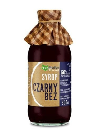 EKAMEDICA SYROP CZARNY BEZ 300ML