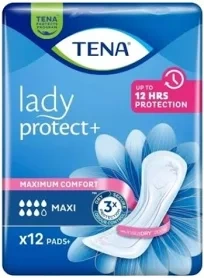 PODPASKI UROLOGICZNE TENA LADY PROTECT+ MAXI 12SZTUK 