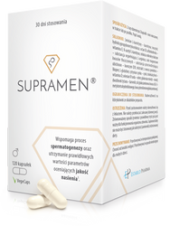 Supramen, dla mężczyzn, wsparcie płodności, 120 kapsułek