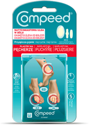 PLASTRY COMPEED NA PĘCHERZE MIX  5SZTUK