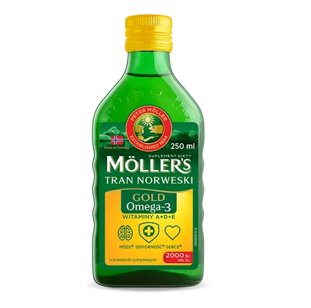 Moller's Gold Tran norweski, płyn, 250 ml