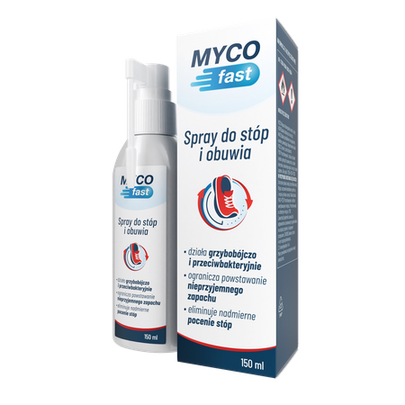 MYCOFAST SPRAY DO STÓP I OBUWIA 150ML