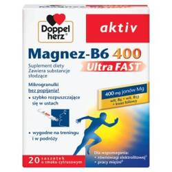 DOPPELHERZ AKTIV MAGNEZ-B6 ULTRAFAST 20SASZETEK