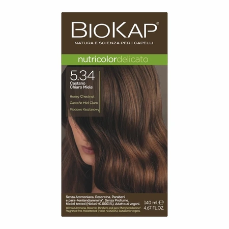 Biokap Nutricolor Delicato, 5.34 MIODOWO-KASZTANOWY