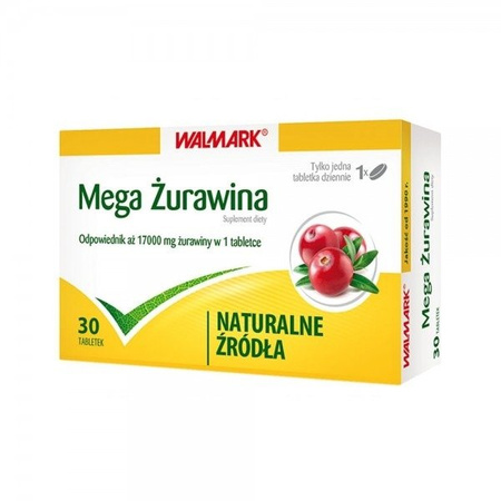 Mega Żurawina 30 tabletek