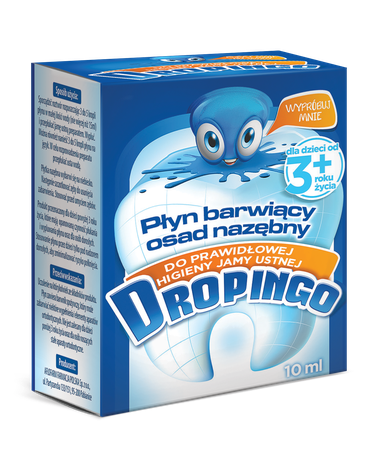 DROPINGO PŁYN BARWIĄCY OSAD NAZĘBNY 10ML