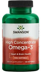 SWANSON OMEGA 3 HIGH CONCENTRATE 120KAPSUŁEK