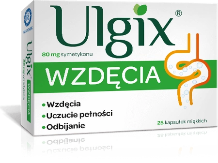 ULGIX WZDĘCIA 80MG 25KAPSUŁEK