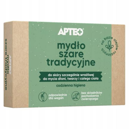 MYDŁO SZARE TRADYCYJNE, APTEO KOSTKA 100G