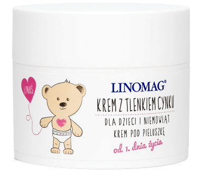 Linomag, krem z tlenkiem cynku dla dzieci, 50 ml
