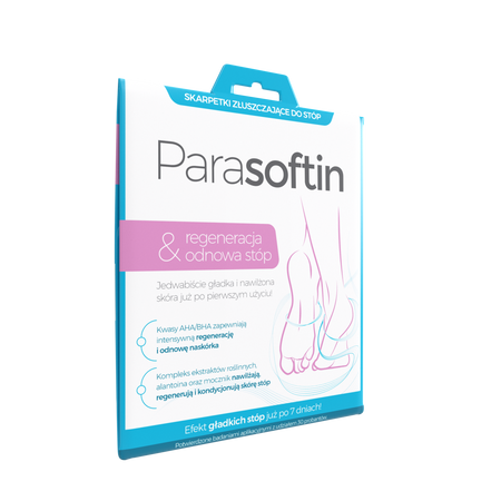Parasoftin Skarpetki do stóp złuszczające 1 para, data ważności 02.26