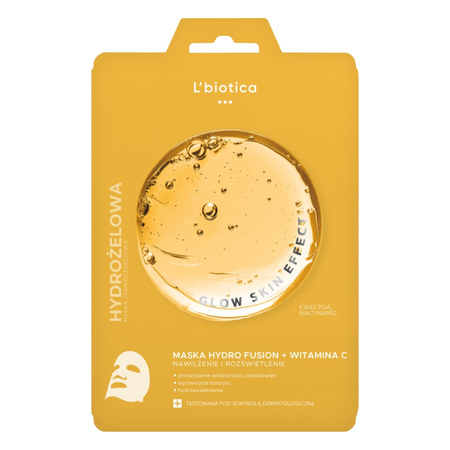 L'Biotica Hydrożelowa maska do twarzy z witaminą C 1 sztuka