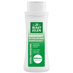Biały Jeleń kremowy żel pod prysznic, nawilżający 300 ml