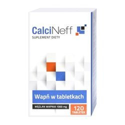 Calcineff  Wapń w tabletkach 120 tabletek