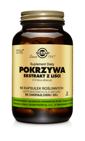 SOLGAR POKRZYWA 60 KAPSUŁEK