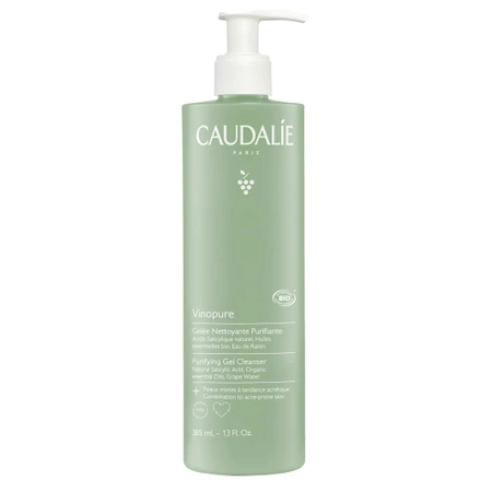 CAUDALIE VINOPURE OCZYSZCZAJĄCY ŻEL MYJĄCY 385ML