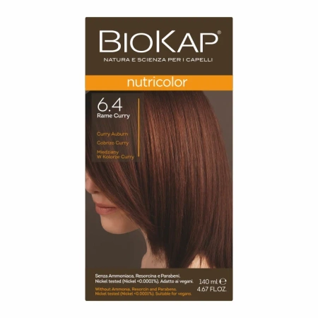 Biokap Nutricolor,  6.4 MIEDZIANY W KOLORZE CURRY