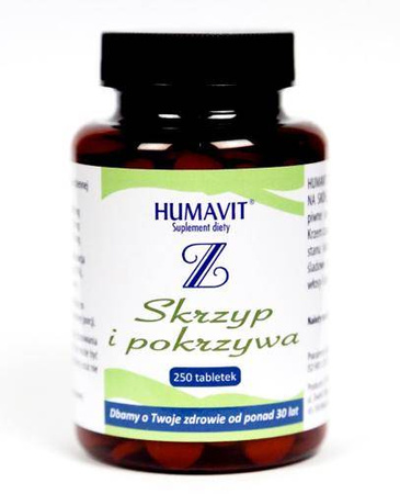 HUMAVIT SKRZYP I POKRZYWA 250 TABLETEK