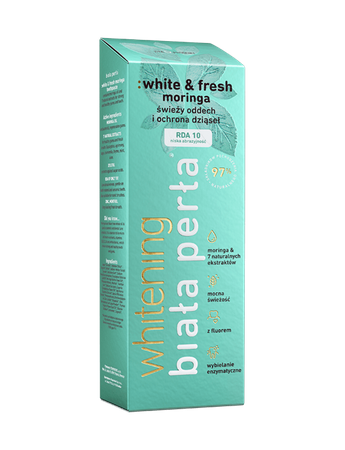 BIAŁA PERŁA WHITE I FRESH MORINGA PASTA 75ML