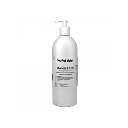 Manusan z pompką, płyn do dezynfekcji, 500 ml