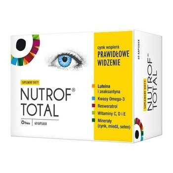 NUTROF TOTAL Z WITAMINĄ D3 60KAPSUŁEK
