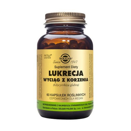 SOLGAR LUKRECJA WYCIAG Z KORZENIA 60KAPSUŁEK
