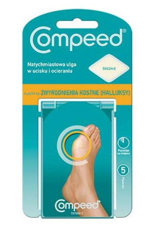 PLASTRY COMPEED NA HALLUKSY 5SZTUK