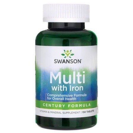 SWANSON CENTURY FORMULA WITH IRON 130TABLETEK