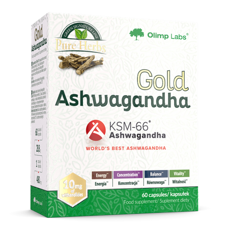Olimp Gold Ashwagandha KSM 60 kapsułek