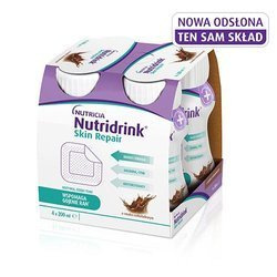 NUTRIDRINK SKIN REPAIR, CZEKOLADOWY 4 X 200ML