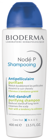 Bioderma Node P, Szampon przeciwłupieżowy, oczyszczający, 400 ml