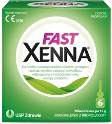 Xenna Fast, mikrowleki doodbytnicze, 6 sztuk