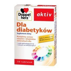DOPPELHERZ AKTIV DLA DIABETYKÓW 30 TABLETEK
