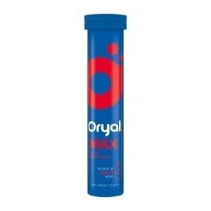 Oryal Max, eletrolity, 15 tabletek musujących