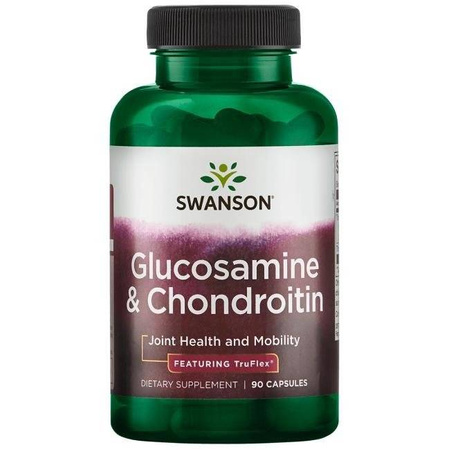 SWANSON GLUKOZAMINA Z CHONDROITYNĄ 90KAPSUŁEK 