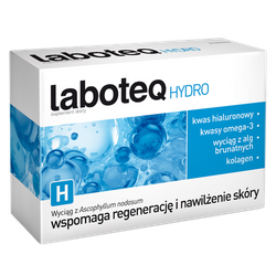 LABOTEQ HYDRO, na nawilżenie i regenerację skóry, 30TABLETEK