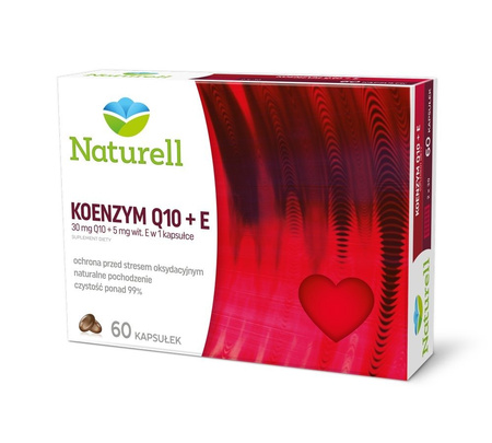 Naturell Koenzym Q10+E 60 kapsułek