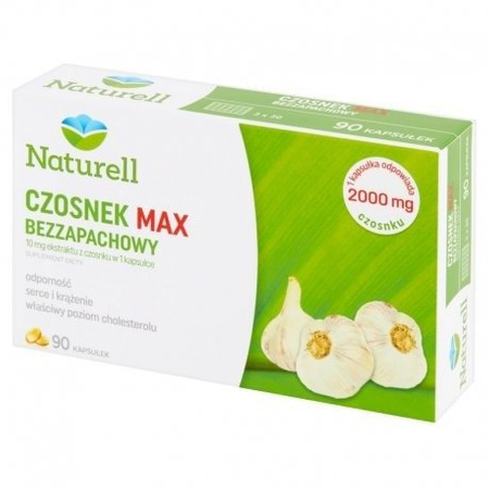 Naturell Czosnek Max bezzapachowy 90 kapsułek