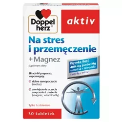 DOPPELHERZ NA STRES I PRZEMĘCZENIE+MAGNEZ 30TABL