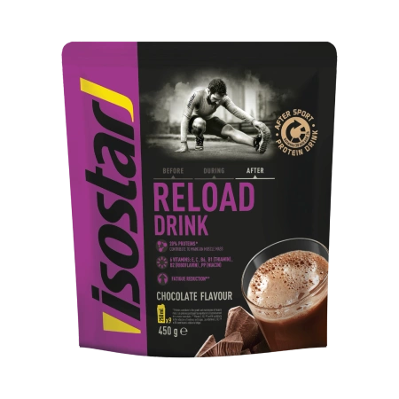 Isostar Reload Drink, smak czekoladowy, 450 g