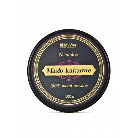 MYVITA NATURALNE MASŁO KAKAOWE NIERAFINOWANE 100G
