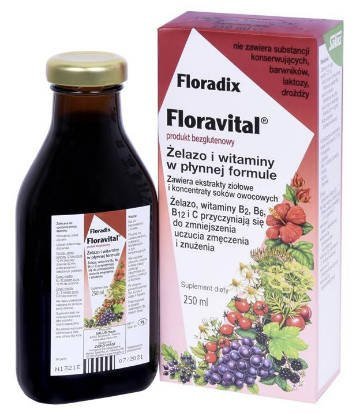 Floradix Floravital płyn 250 ml 