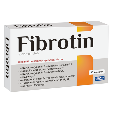 Fibrotin 30 kapsułek, data ważności 01.26