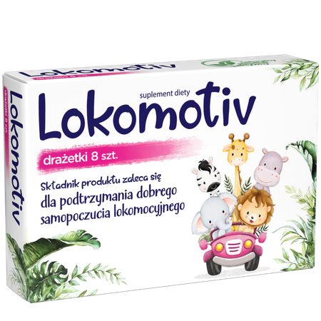 Lokomotiv drażetki 8 sztuk
